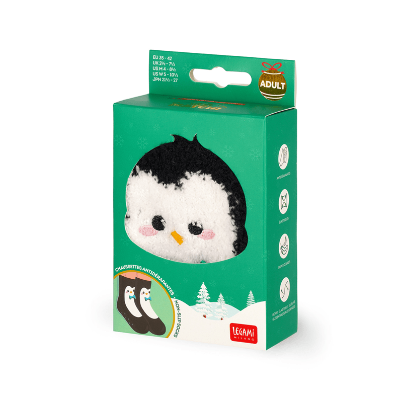Meias antiderrapantes Legami Pinguim adulto