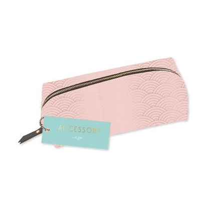 Estojo floral zen rosa