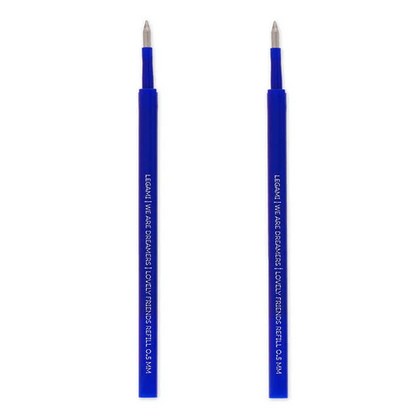 Recargas Canetas Lovely Friends - Azul 2 Unidades
