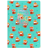 Caderno A5 Liso panda vermelho Legami
