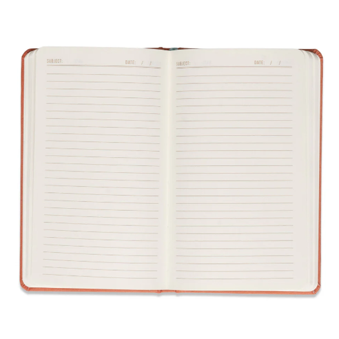 Caderno Celestial em Tecido – Sol Terracota - Designworks