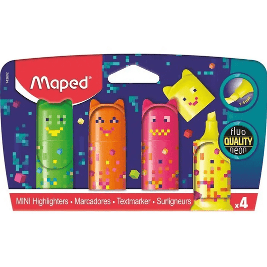 SUBLINHADOR MAPED FLUO PIXEL PARTY C/4UN