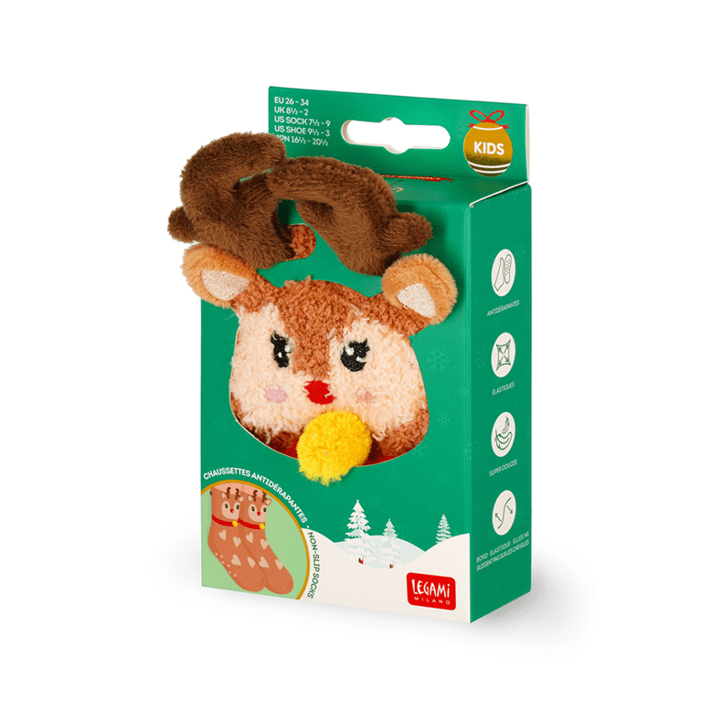 Meias antiderrapantes Legami Rena criança