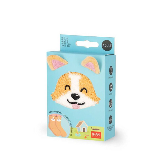 Meias antiderrapantes Legami Corgi Adulto