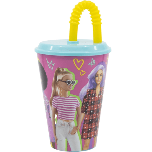 Copo Barbie c/palhinha