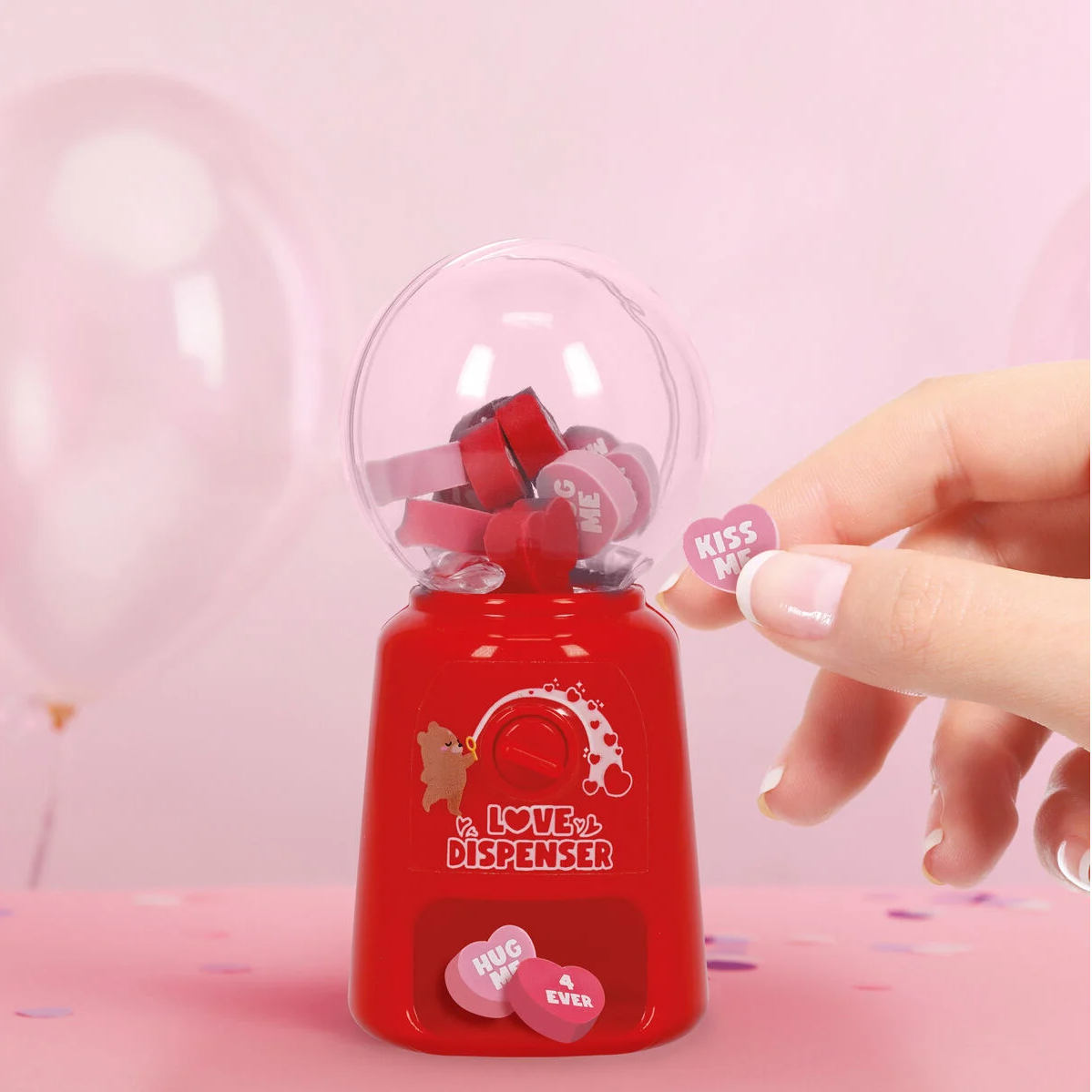 Mini dispensador de borracha - Love Dispenser