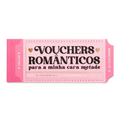 Livro com 24 vouchers românticos Legami