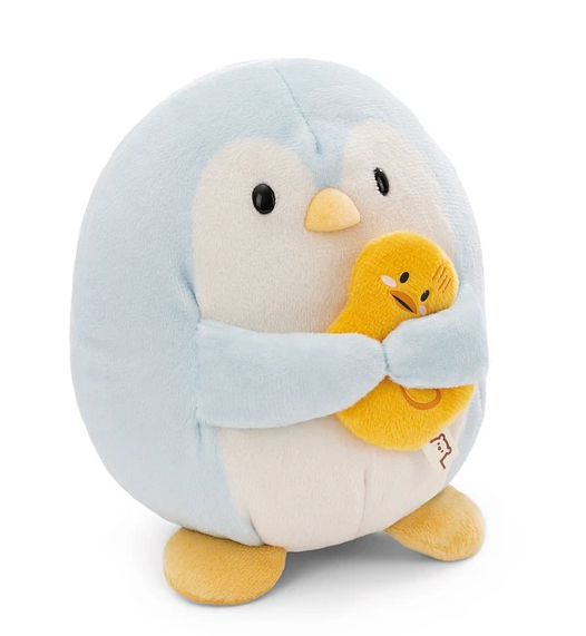 Nici - Mymochi Hello Edition, Pinguim Waddle 16cm, c/pato em caixa