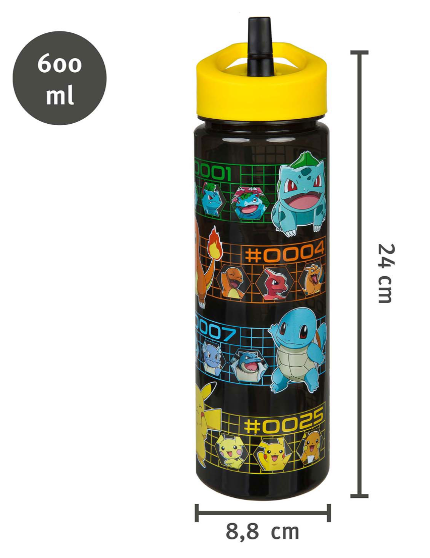 Garrafa Pokemon 600ML