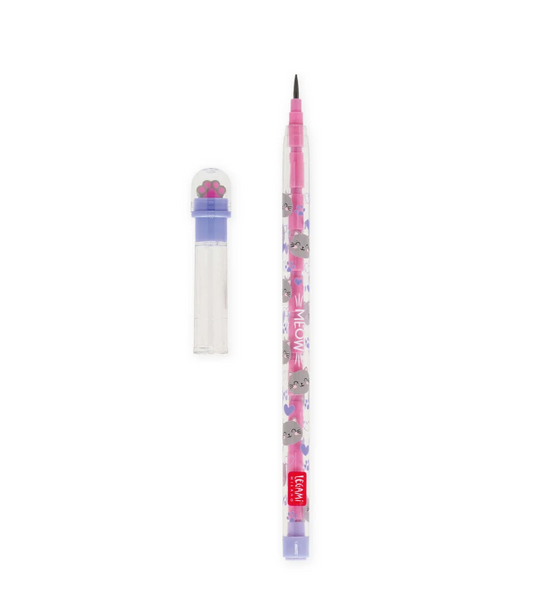 Lápis empilhável com borracha Gato Legami