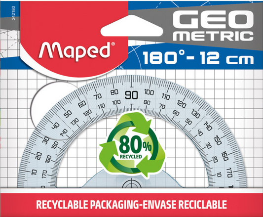Transferidor maped 180º 12cm
