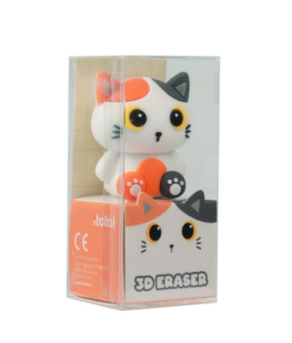 Borracha 3D itotal Gato Laranja