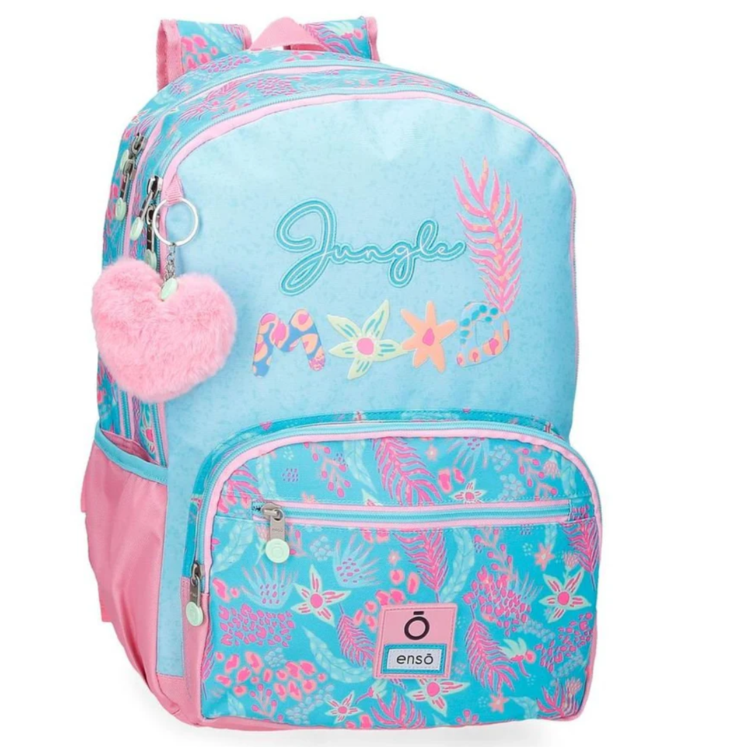 Conjunto Jungle Enso - Mochila+Estojo triplo