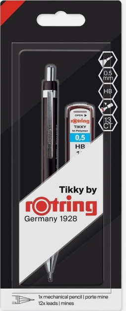 Conjunto Rotring Lapiseira + 12 minas