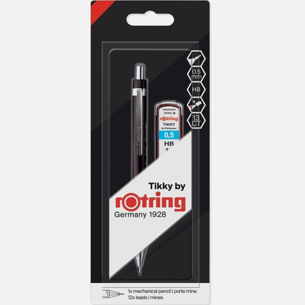 Conjunto Rotring Lapiseira + 12 minas