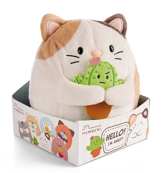 Nici - Mymochi Hello Edition, Gato Angy 16cm, c/cacto em caixa