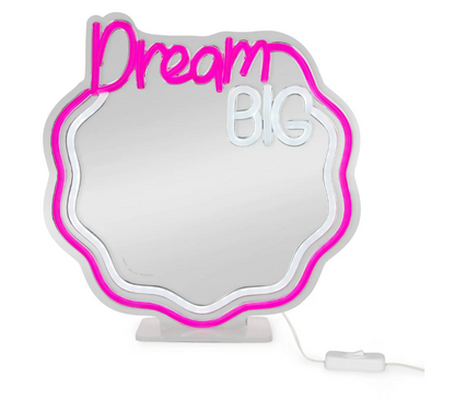 Espelho com luz LED de efeito néon - É um sinal - Legami