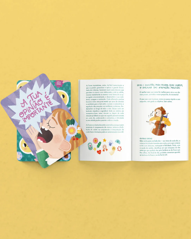 Flashcards - As Minhas Afirmações Positivas - The Happy Gang