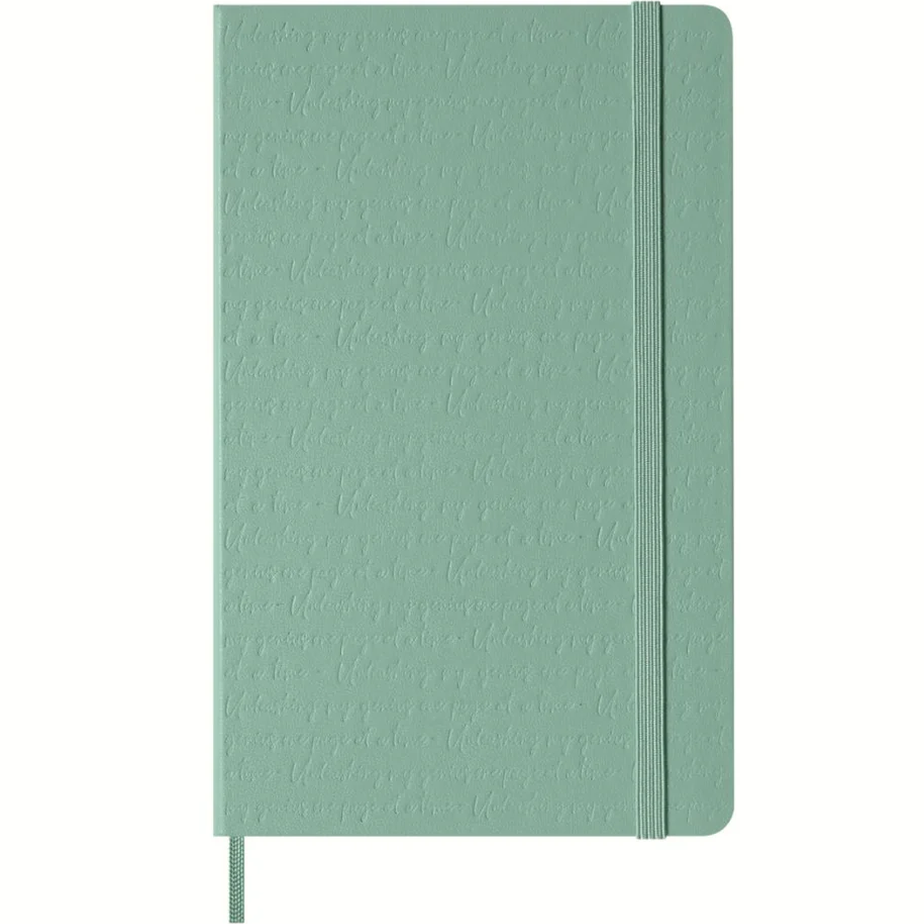 Moleskine Verde Salvia grande pautado 13x21