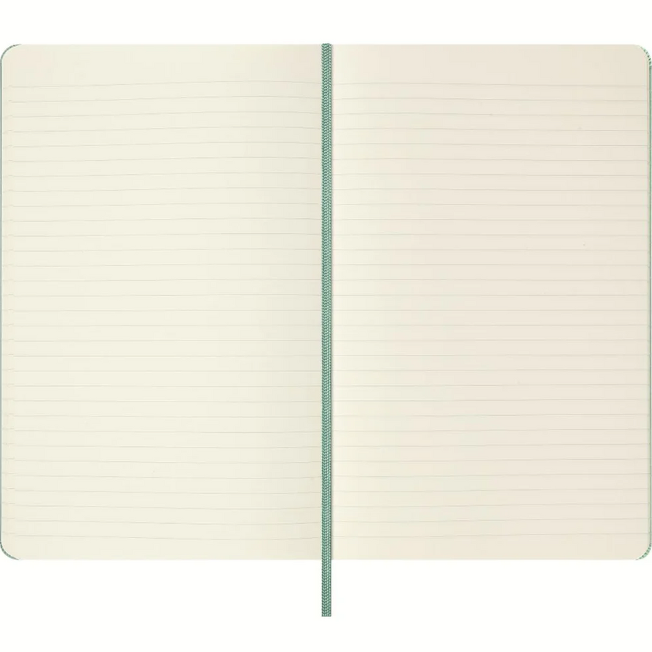 Moleskine Verde Salvia grande pautado 13x21