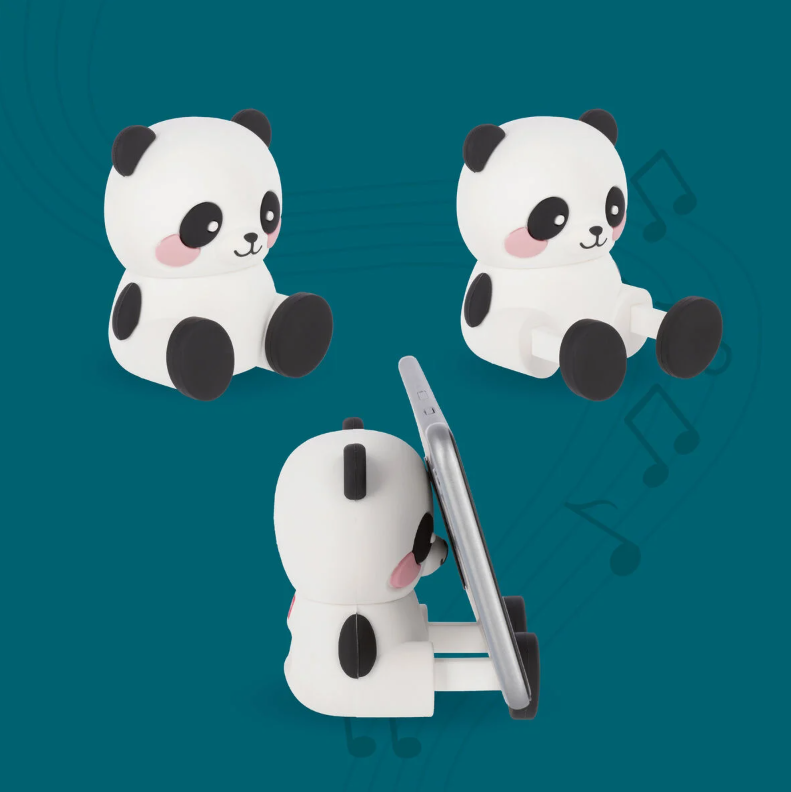 Caixa de som sem fio com suporte - O som da fofura - Panda Legami