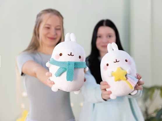Nici - Molang 2 | Molang 24cm c/ estrela-cadente em caixa