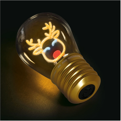 Candeeiro de mesa em forma de lâmpada - Bulb Fiction