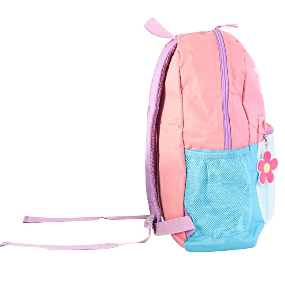 Conjunto escolar mochila rosa/azul + estojo choose happiness - Papelaria Encantada