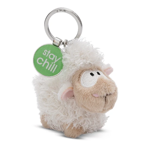 Porta-chaves Ovelha Branca 7cm - Wooly Gang 2 NICI