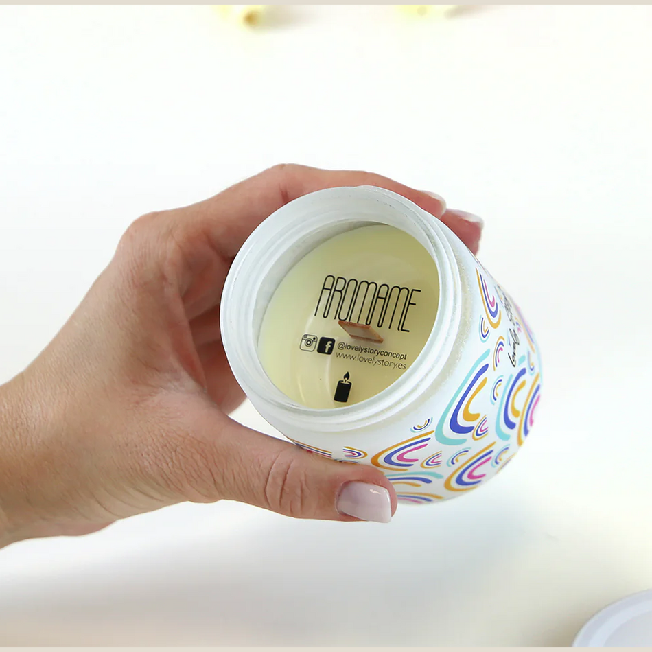 Vela Aromática gatos - coco