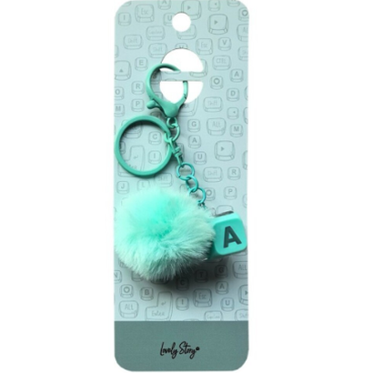 Porta-Chaves com Tecla A Verde – Lovely Story