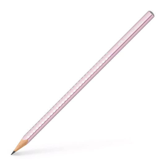 Lápis de grafite Faber-Castell Rosa Sparkle