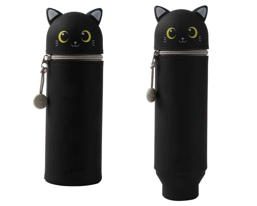 Estojo silicone itotal Gato Preto
