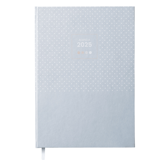 Agenda Micro Spot 10x16cm (A6) Diária 2025 Azul