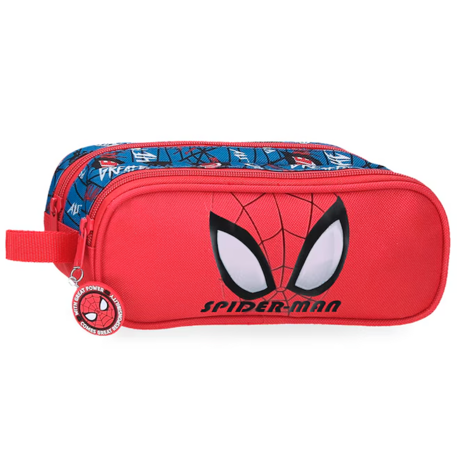 Estojo triplo Spiderman duplo