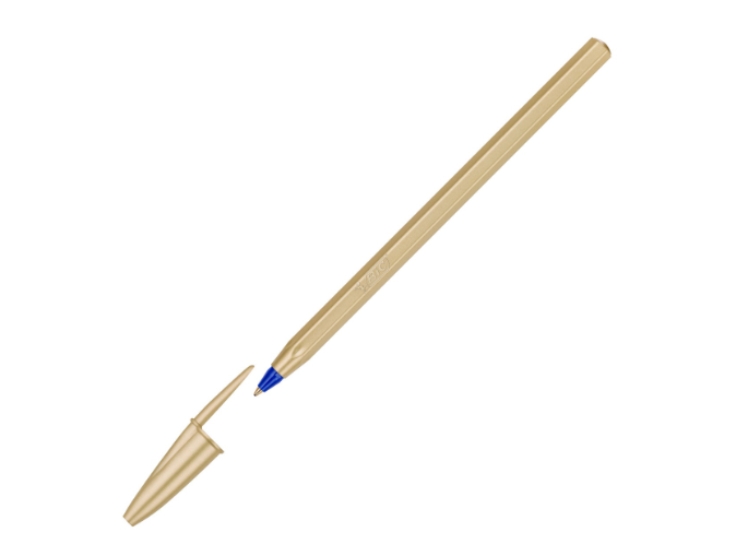 Esferográfica BIC Cristal Glace 1 mm dourado
