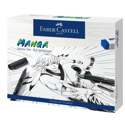 Kit de iniciação em pintura Manga - Faber-castell