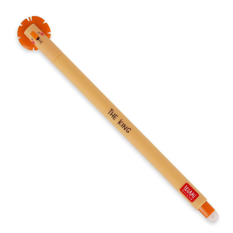 Caneta apagável Leão - Papelaria Encantada