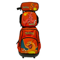 Conjunto Escolar Trolley+Lancheira+Estojo Pokemon premium
