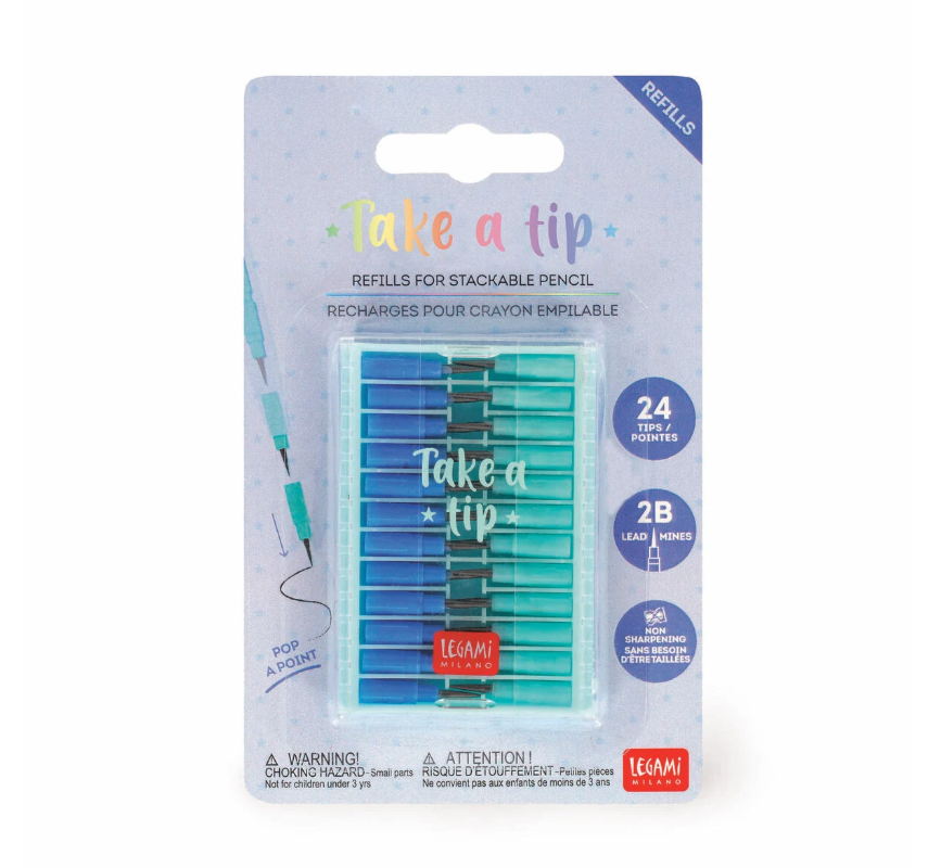 Conjunto de 24 Refis para Lápis Empilháveis Legami