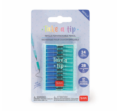 Conjunto de 24 Refis para Lápis Empilháveis Legami