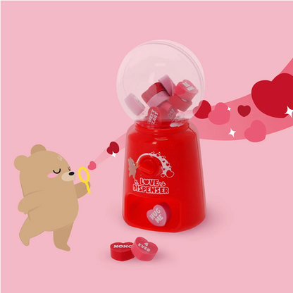 Mini dispensador de borracha - Love Dispenser