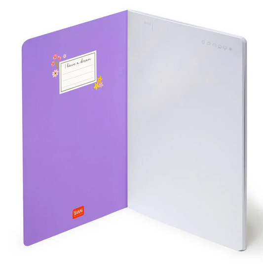 Caderno Legami A5 Liso - Flowers