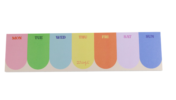 Planificador Semanal para teclado - Mr Wonderful