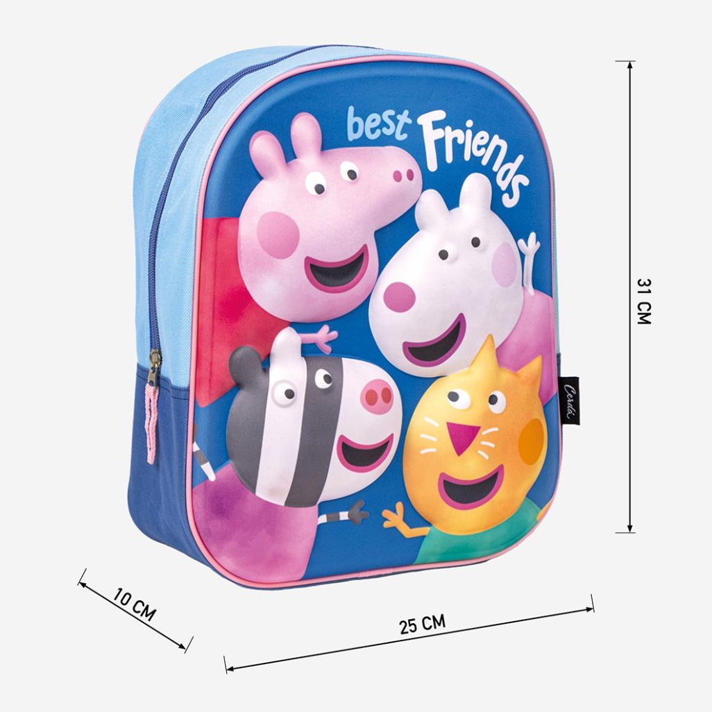 Mochila peppa pig pré-escolar - Papelaria Encantada