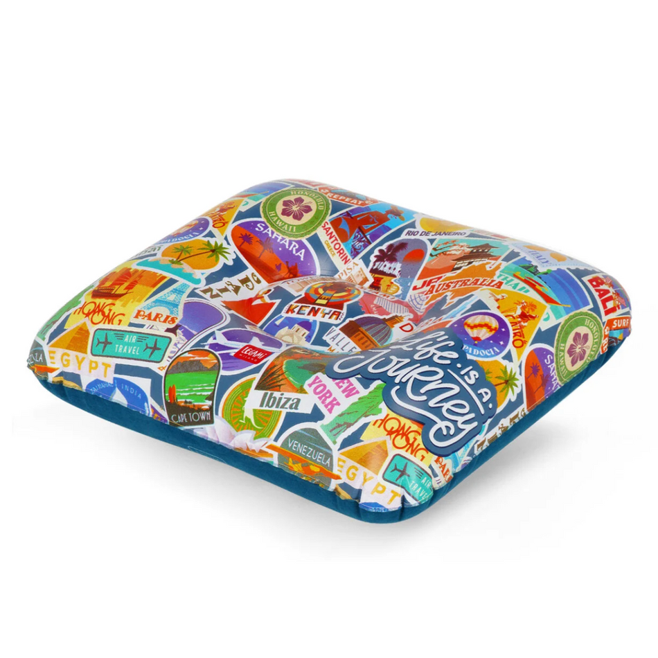 Almofada insuflável Legami -  "Travel Stickers"