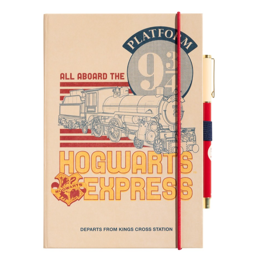 Caderno premium A5 Harry Potter plataforma 9 3/4