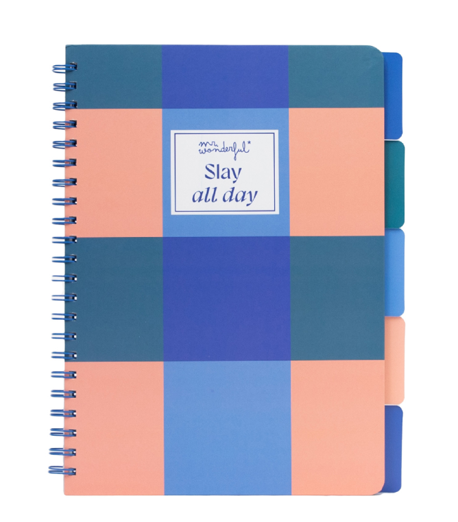Caderno com Separadores com aba A4 After Class - Mr.wonderful