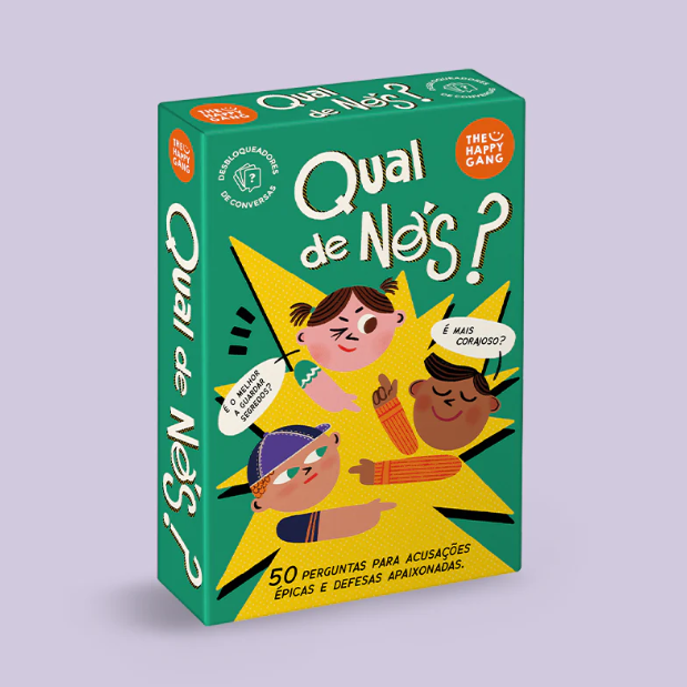 Desbloqueadores de conversa - Qual de nós? The Happy Gang