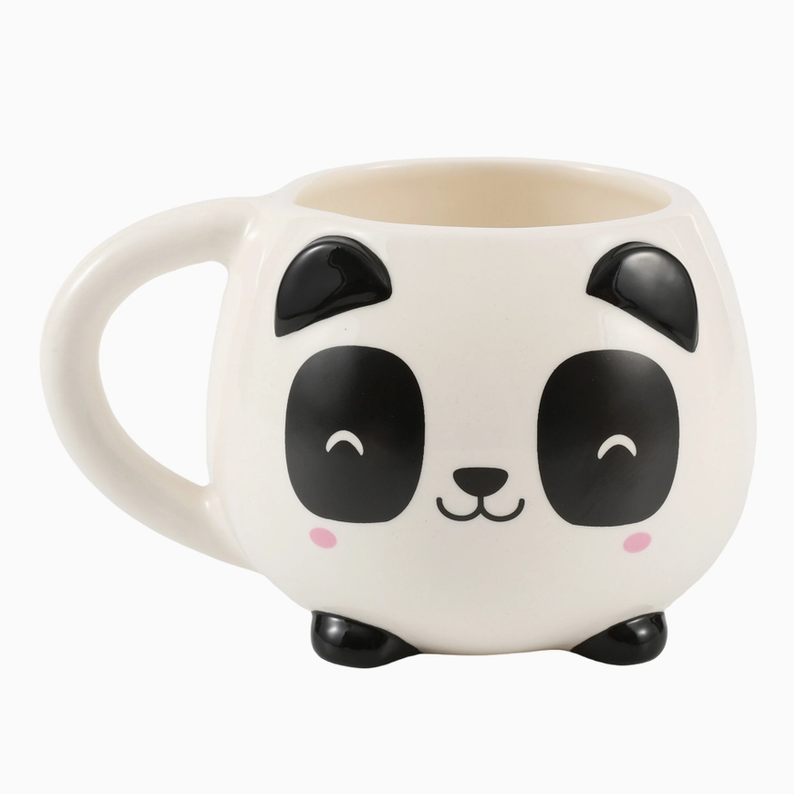 Caneca chunky Panda Preto Itotal